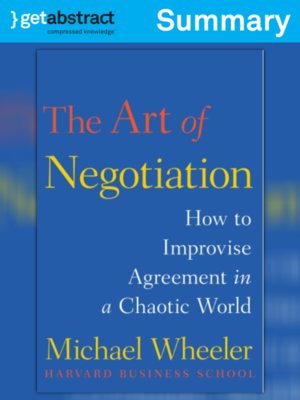 cover image of The Art of Negotiation (Summary)